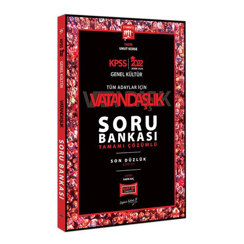 Yargı 2022 KPSS Genel Kültür Tüm Adaylar İçin Son Düzlük 5 Yargıç Çözümlü Vatandaşlık Soru Bankası