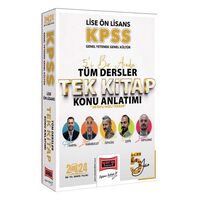 Yargı 2024 KPSS Lise Ön Lisans 5i Bir Arada Tüm Dersler Tek Kitap