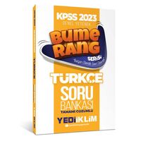 Yediiklim 2023 KPSS Genel Yetenek Bumerang Türkçe Tamamı Çözümlü Soru Bankası