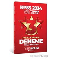 Yediiklim 2024 KPSS Genel Yetenek Genel Kültür Tamamı Çözümlü 3 Yıldız Fasikül Deneme