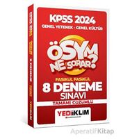 Yediiklim KPSS 2024 Ösym Ne Sorar Genel Yetenek Genel Kültür Tamamı Çözümlü 8 Fasikül Deneme