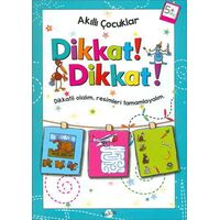 Dikkat Dikkat 5 Yaş - Akıllı Çocuklar - Kolektif - Kukla Yayınları