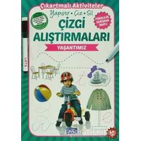 Çizgi Alıştırmaları - Yaşantımız (4 Yaş) - Kolektif - Parıltı Yayınları