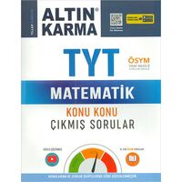 AltınKarma TYT Matematik Konu Konu Çıkmış Sorular Kolay Orta Zor (Kampanyalı)