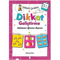 Dikkatli Çocuklar Dikkat Geliştirme 3+ Yaş - Zekeriya Guter - Kukla Yayınları