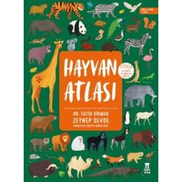 Hayvan Atlası (Dünya Haritası ve Çıkartma Hediyeli) - Zeynep Sevde - Taze Kitap